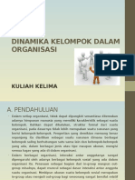 Dinamika Kelompok Dalam Organisasi