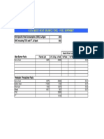 Kiln Audit Heat Balance Tool - Fuel Summary