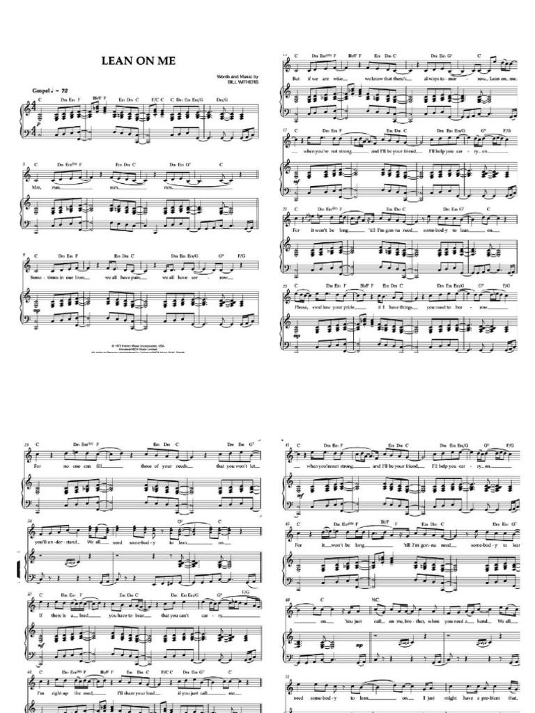 lean-on-me-piano-pdf