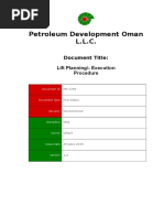 PR-1709 - Lifting and Hoisting Procedure Lift Planning Execution