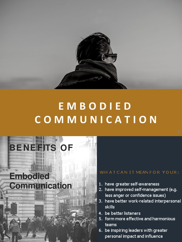 Benefits of Embodied Communication | PDF | Emotional Intelligence ...