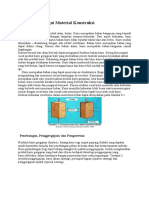 Sifat Kayu Sebagai Material Konstruksi