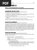 Cost Management Concepts