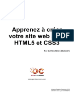 Apprenez A Creer Votre Site Web Avec html5 Et css3 PDF