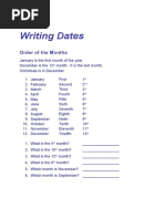 Month Abbreviations and Formats Guide | PDF