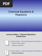 Chemical Equations & Reactions