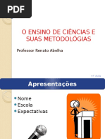 o ensino de ciencias e suas metodologias