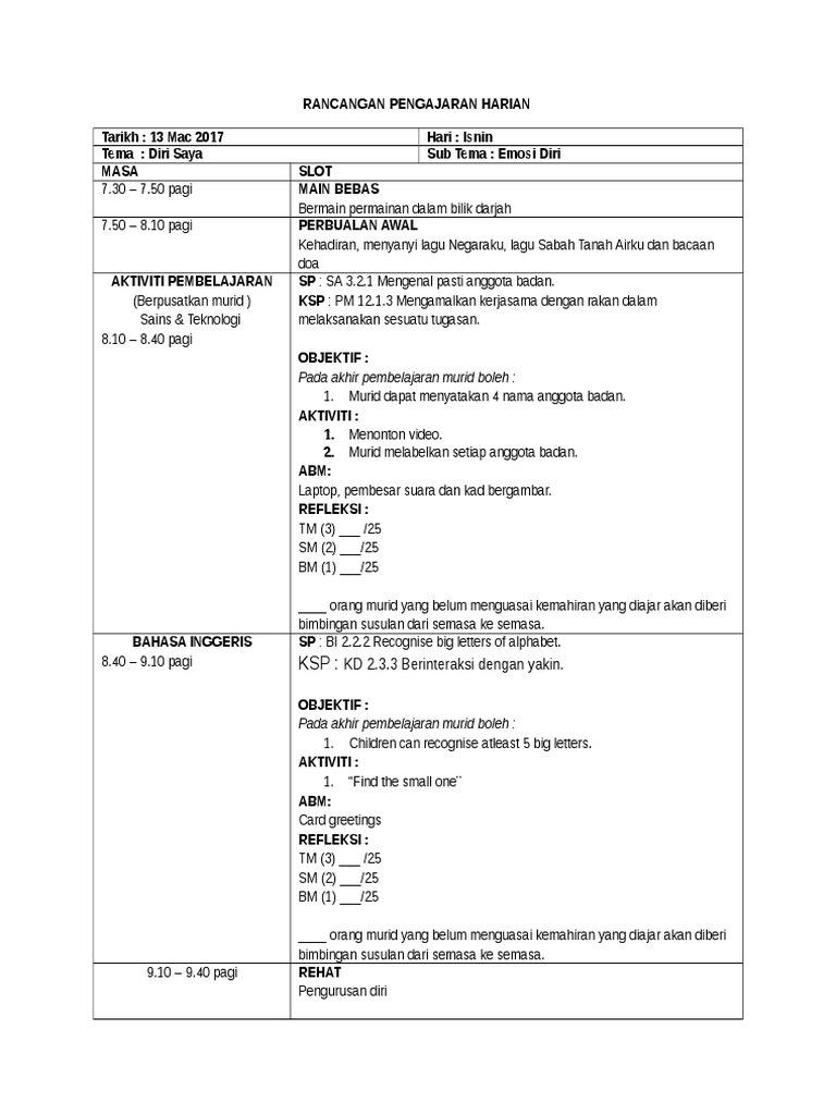 RPH 1 | PDF