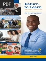 Delaware County Community College Summer 2017 Return To Learn Course Guide