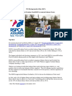 RSPCA/Freedom Food & Seal Killing FOI Backgrounder May 2017