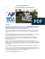 RSPCA/Freedom Food & Seal Killing FOI Backgrounder (May 2017)