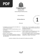 Vunesp 2011 Sap Sp Psicologo Prova