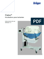 Dräger Caleo Incubator - User Manual (Es) PDF