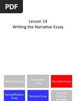 Download Lesson 14 Writing the Narrative Essay by pizzaguyme SN34769687 doc pdf