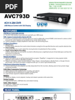 DVR 4 Canales Cpcam CPD542D (Avc793zd)