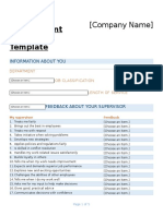 Engagement Survey Template