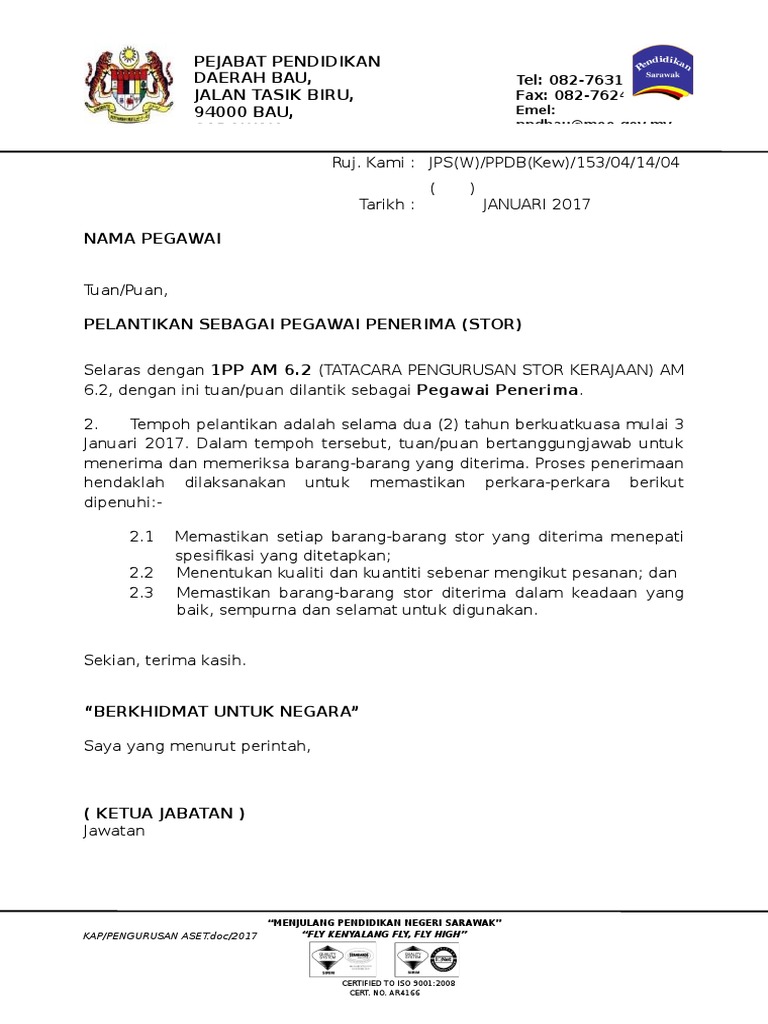 Contoh Surat Pernyataan Doc Malaysia