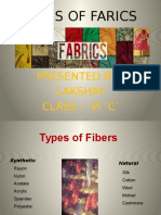 Types of Farics - Lakshay