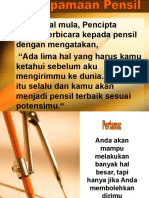 Perumpamaan Tentang Pensil.