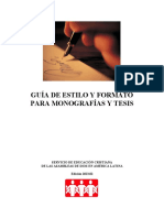 Guía de Estilo YFormato para Monografías YTesis 201307
