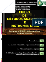 Metodos Analíticos e Instrumentales