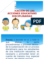 311921381 Aplicacion de Las Acciones Educativas Disciplinarias Copia Pptx
