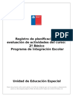 Registro de Planificación