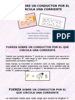 Fuerza Sobre Un Conductor Por El Que Circula 