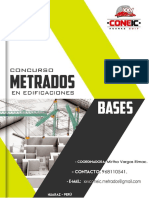 Bases Del Concurso de Metrado de Cimentaciones en Edificaciones