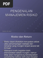 Pengenalan Manajemen Risiko