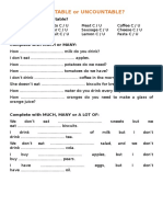 Countable and Uncountable