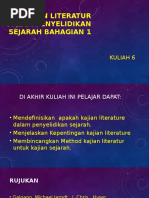 20170327110332kuliah 6 - Kajian Literatur Dalam Penyelidikan Sejarah - Bahagian 1