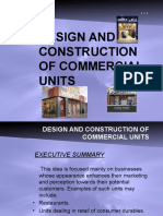 Design and Construction of Commercial Units