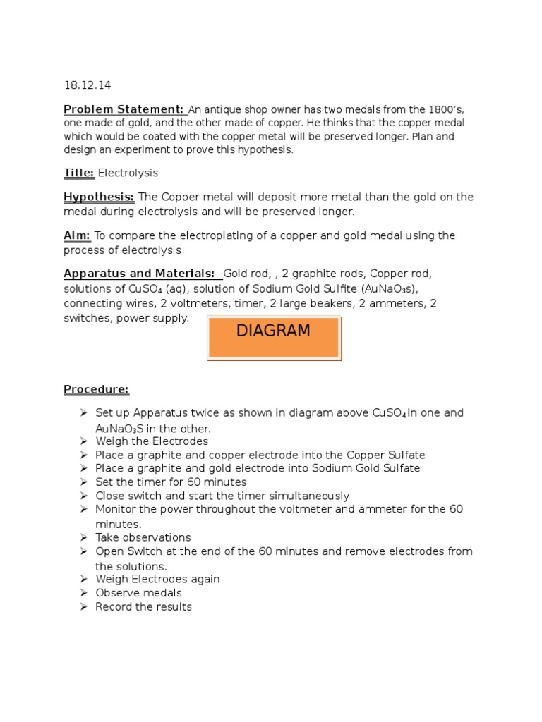 Electrolysis P N D Anode Electrochemistry