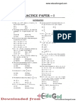 BITSAT Sample Paper 1 PDF