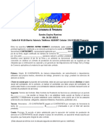 Contrato de Prestacion Servicios