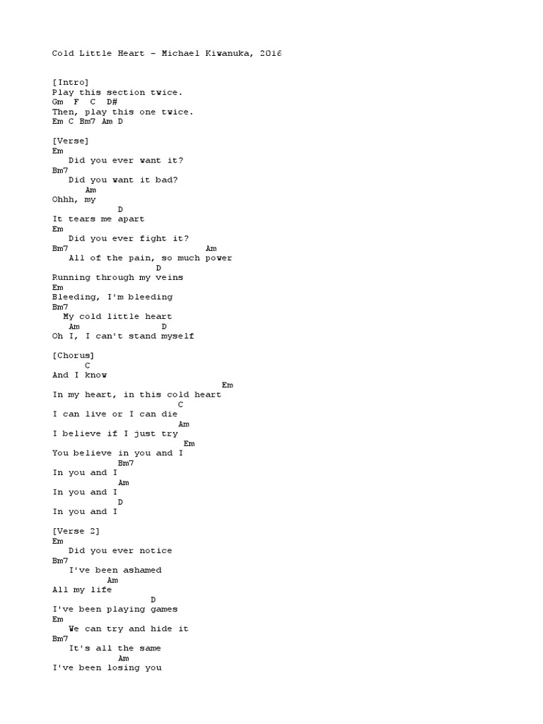 Cold Little Heart PDF