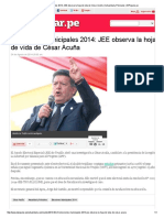 Elecciones Municipales 2014_ JEE Observa La Hoja de Vida de César Acuña _ Actualidad y Policiales _ ElPopular
