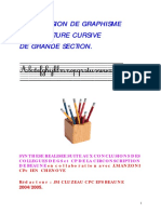 GRAPHISME-Progression Graphisme Et Ecriture GS-2005-Ac. Dijon