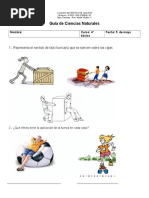 Guia Fuerza 4° Basico