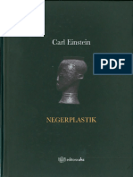 EINSTEIN, Carl. Negerplastik. Florianópolis - Ed. Da UFSC, 2011