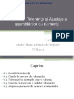 06.tolerantele Si Ajustajele Asamblarilor Cu Rulmenti PDF