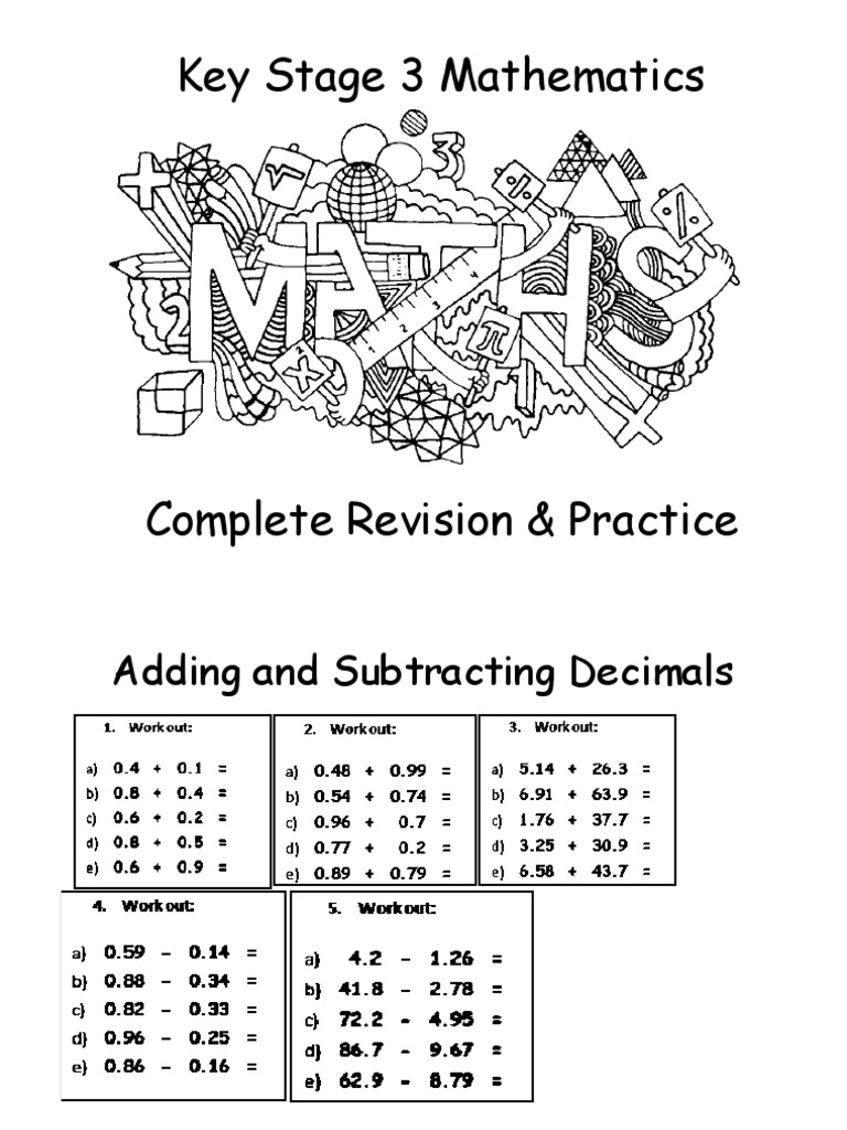 KS3 Maths Revision Workbook PDF | PDF | Trigonometric Functions ...