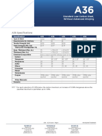 A36 Specifications: Standard Low Carbon Steel, Without Advanced Alloying