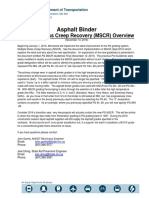 Asphalt Binder MSCR Updated
