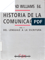 Williams raymond ed Historia de la comunicación vol1 