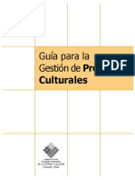 Guc3ada Para La Gestic3b3n de Proyectos Culturales Chile
