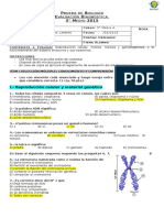 Diagnóstica Biología III Medio