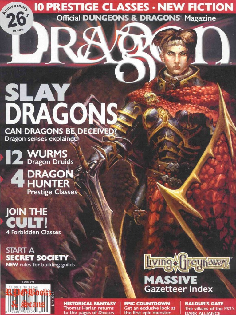 Dragon Magazine #296, PDF, Dungeons & Dragons