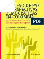 Proceso de Paz y Perspectivas Democráticas en Colombia PDF